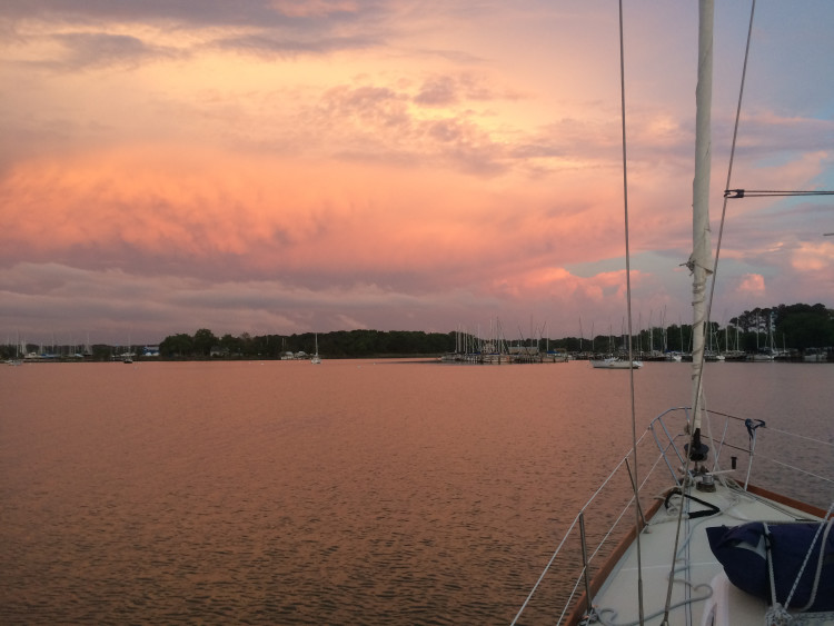 Amazing sky in Rock Hall, MD